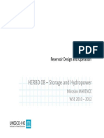 Reservoir Design and Operation