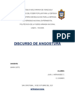 Actividad 1. Discurso de Angostura