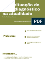 Aula 3 Conceituação de Psicodiagnóstico Na Atualidade