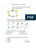 Ejercicios de Repaso 2º Eso Fyq