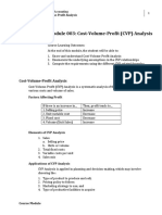 Week 3 - Lesson 3 CVP Analysis