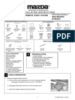 Remote Start Install (Mazda5)