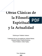 Obras Cláscas de La Filosofía Espiritual y La Actualidad