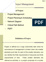 Project Management - CPM&PERT