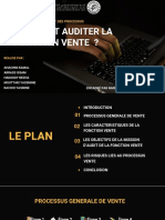 Audit de La Fonction Vente