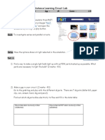 Circuits PhET LAb Activity