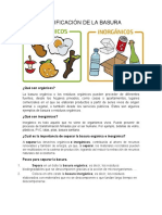 Clasificación de La Basura