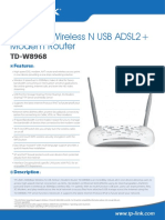 TP Link TD w8968 TD w8968 It Manual de Usuario