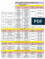 Programme Des Examens / Session Du Printemps 2020/2021 (Ord) Etudes Françaises