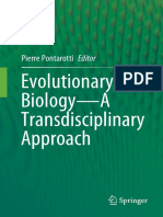 Evolutionary Biology-A Transdisciplinary Approach: Pierre Pontarotti Editor