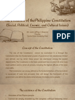 Evolution of The Philippine Constitution