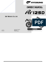 Manual Hyosung Karion RT 125d