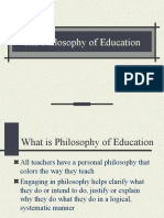 Philosophy of Education