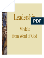 Leadership: Models From Word of God