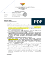 A Comisión de Evaluacion Por Entrega de Expedientes de Tercero 2021