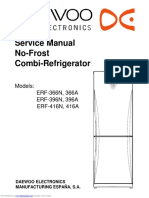 Service Manual No-Frost Combi-Refrigerator: Models: ERF-366N, 366A ERF-396N, 396A ERF-416N, 416A