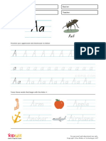 Tracing Letter Worksheets For Kids