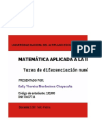 Tarea de Ejercicios de Aplicación de Runge Kutta - Kelly Yhomira Montesinos Chayacaña