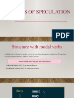 Modals of Speculation