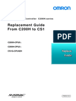 Replacement Guide From C200H To CS1