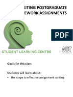 PG Study Smart Writing Postgraduate Coursework Assignments