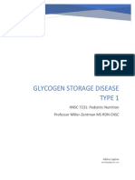 Glycogen Storage Disorder Paper