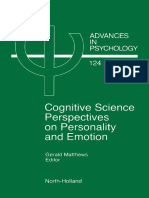 Matthews - Cognitive Science Perspectives On Personality and Emotion (1997)