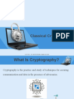 Classical Cryptography