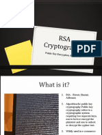 RSA Cryptography: Public Key Encryption Algorithm