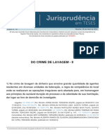 Jurisprudencia em Teses 167 - Do Crime de Lavagem - II