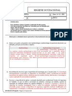 Atividade de Pesquisa - Higiene Ocupacional - LUCAS SARAIVA ARRUDA