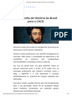 Bibliografia Obrigatória de História Do Brasil para o CACD (2019)