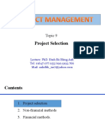 Ch9 Project Selection