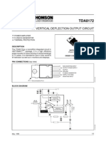 TV Vertical Deflection Output Circuit: Description