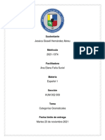 Categorías Gramaticales