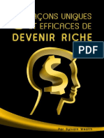 5 Facons Uniques Et Efficaces de Devenir Riche