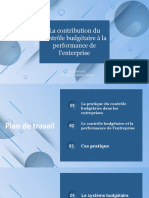 La Contribution Du Contrôle Budgétaire À La Performance de L'entreprise (Groupe 11)