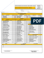 Check List de Perforación Diamantina CS-140