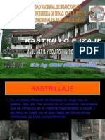 Rastrillo - Izaje