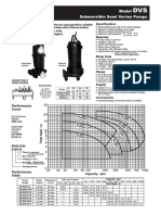 Submersible Semi Vortex Pumps Model