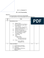 B. C. A. (Semester V) 501: Java Programming