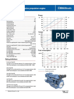 Marine Propulsion Engine: Basic Engine Specifications Power