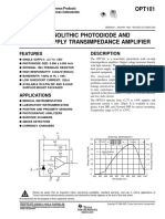 Opt 101 Photo Diode