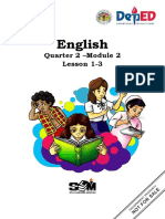 English: Quarter 2 - Module 2 Lesson 1-3