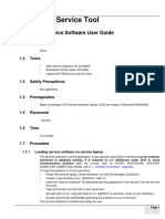 Jedi Service Tool: Section 1.0 - Service Software User Guide