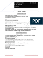 GCSE CS (2210) / IGCSE CS (0478) P1 NOTES Chapter 1.3: Hardware and Software 1.3.5 Memory, Storage and Media