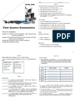 COMPUTER SYSTEM SERVICING EXAM 1st Quarter Exam