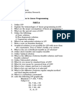 Lecturer: R.Rajaraman Subject: Applied Operation Research Code: BA1603 UNIT I: Introduction To Linear Programming Part-A