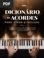 Dicionário de Acordes para Piano & Teclado