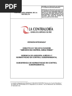 Directiva Servicio de Control Simultaneo